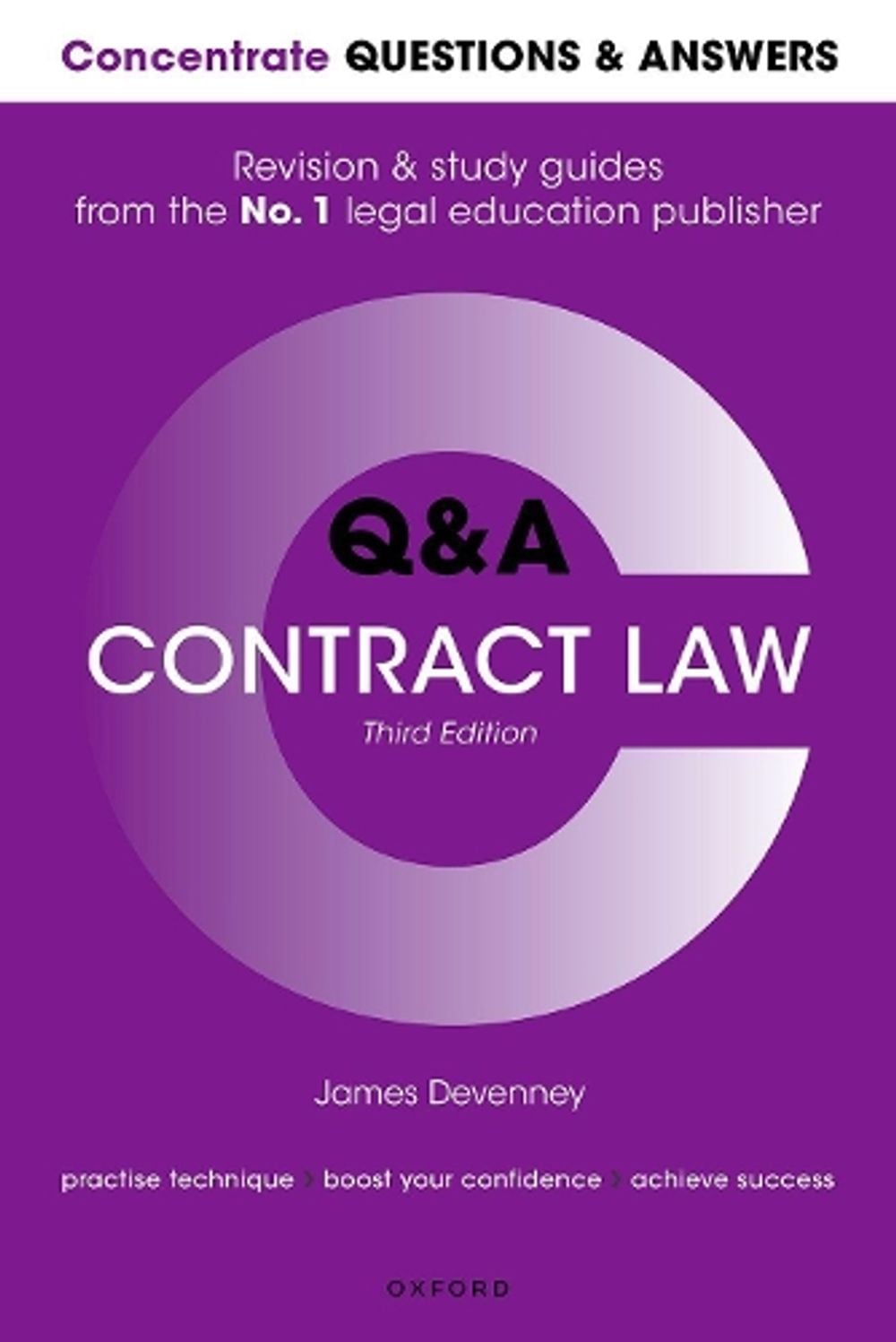Concentrate Questions and Answers Contract Law, 3rd Edition by James Devenney - ISBN: 9780192865625