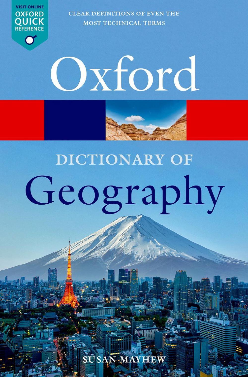 A Dictionary of Geography, 6th Edition, 9780192896391