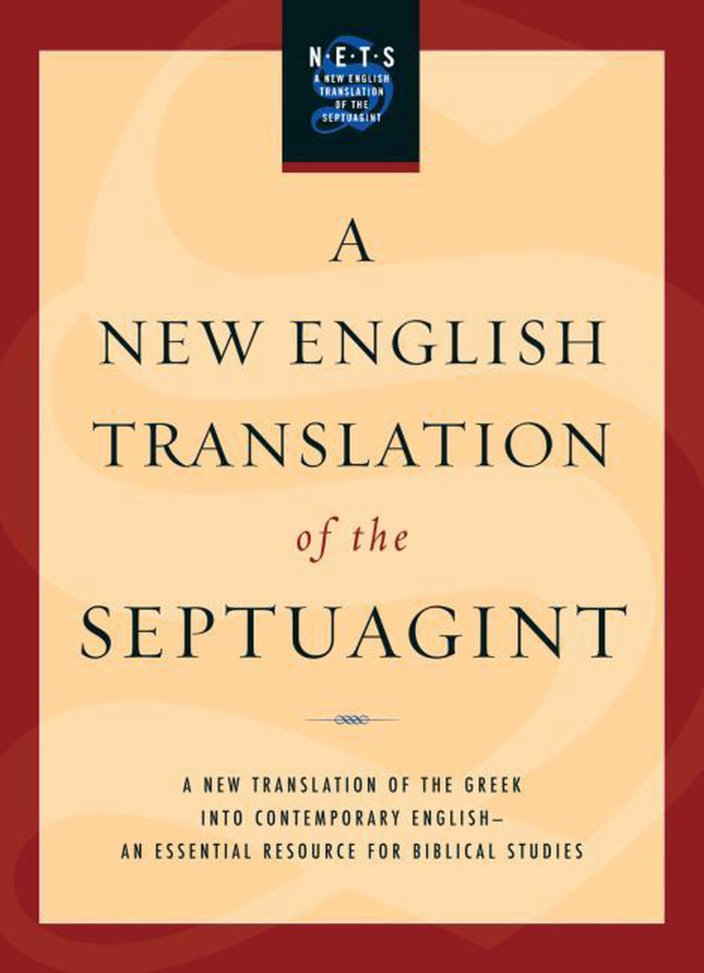 A New English Translation of the Septuagint, 9780195289756