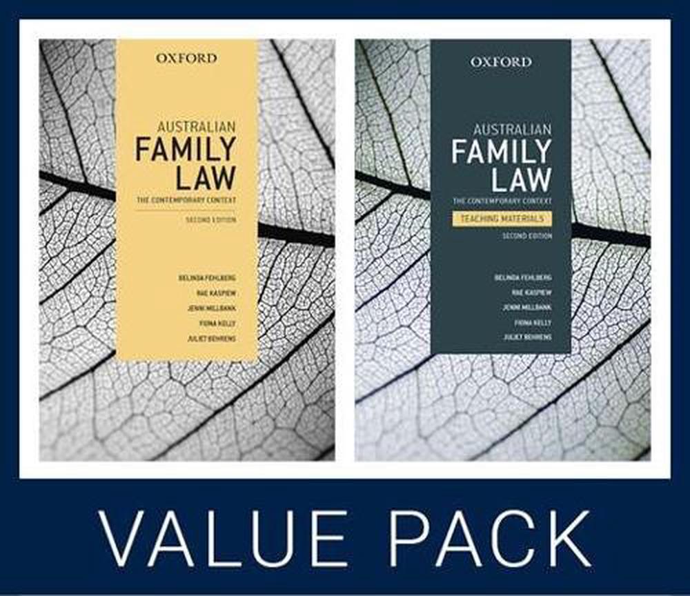 Australian Family Law Value Pack, 2nd Edition, 9780195574418