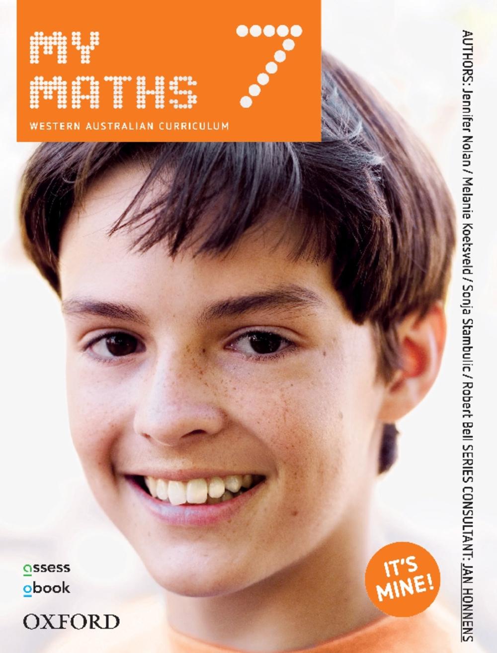 Oxford MyMaths 7 Western Australian Curriculum Student book + obook assess by Nolan - ISBN: 9780195597974