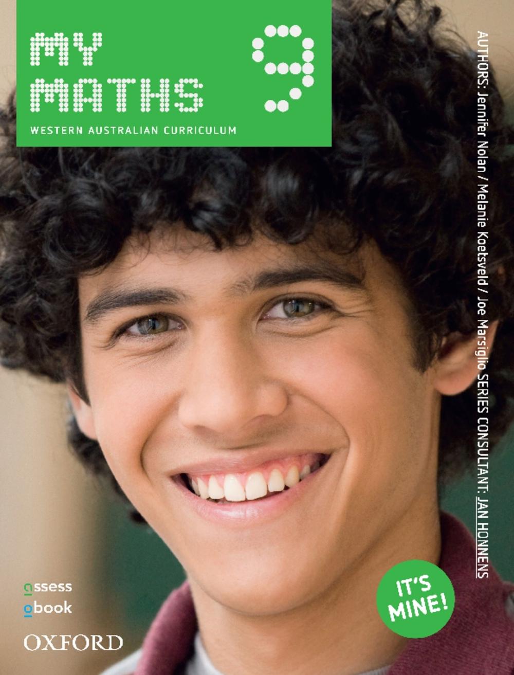 Oxford MyMaths 9 Western Australian Curriculum Student book + obook assess by Nolan - ISBN: 9780195598117