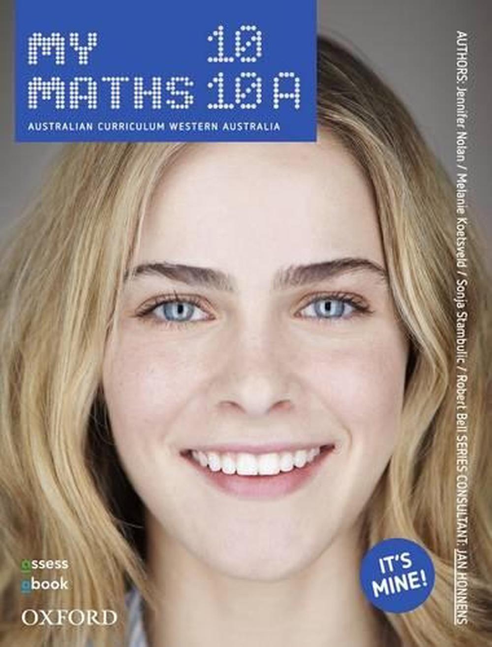 Oxford MyMaths 10 Western Australian Curriculum Student book + obook assess, 9780195598186