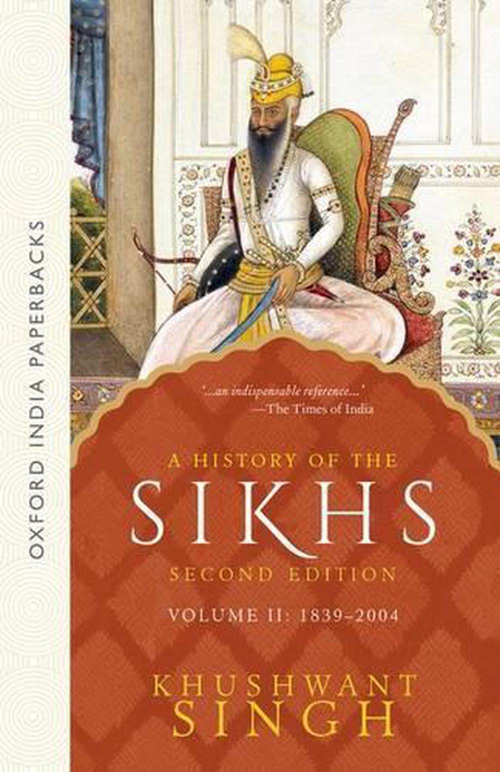 A History Of The Sikhs, Volume 2: 1839-2004 By Khushwant Singh ...