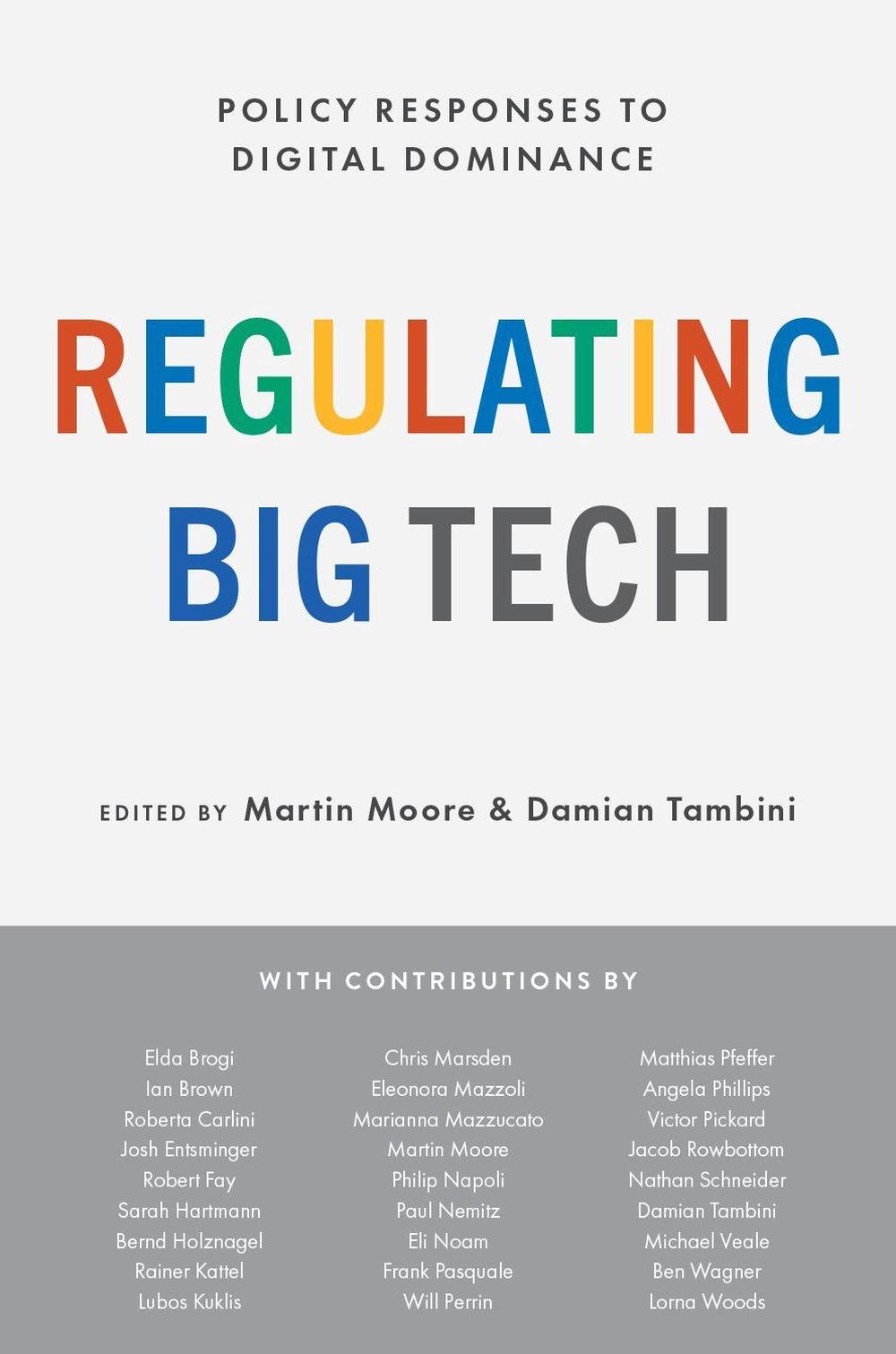 Regulating Big Tech, 9780197616109