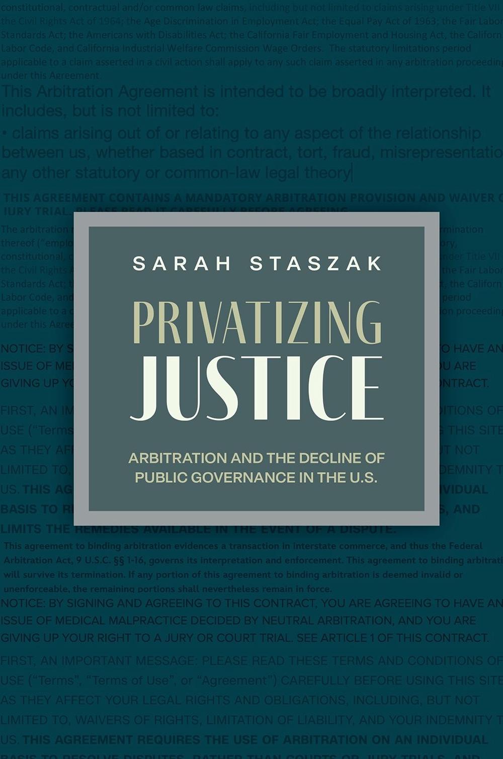 Privatizing Justice, 9780197771730