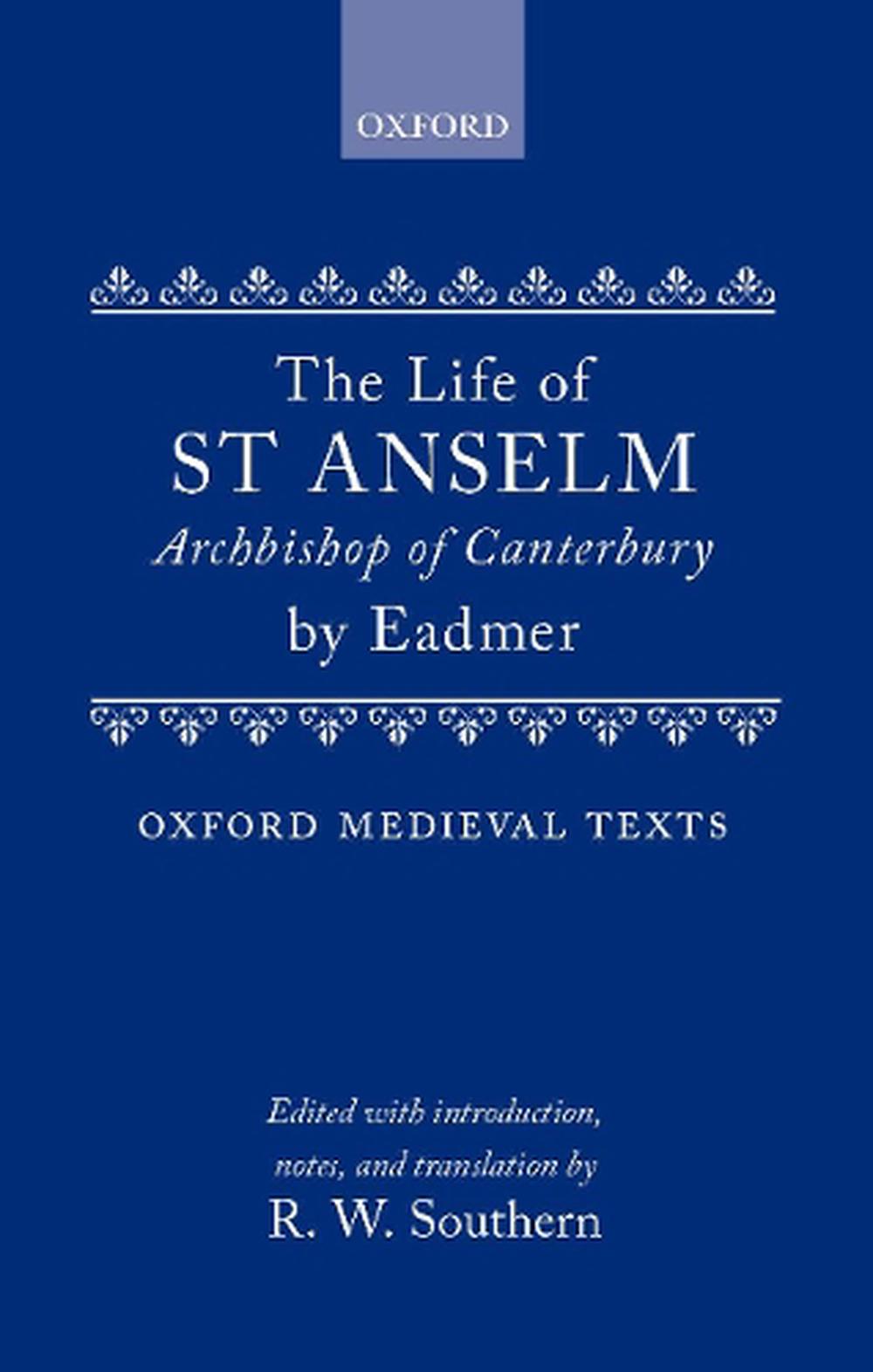 Life Of St Anselm, 9780198222255