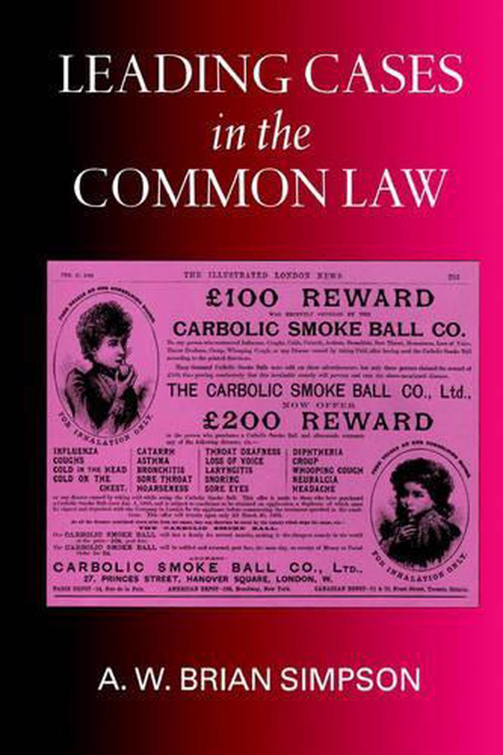Leading Cases in the Common Law, 9780198262992