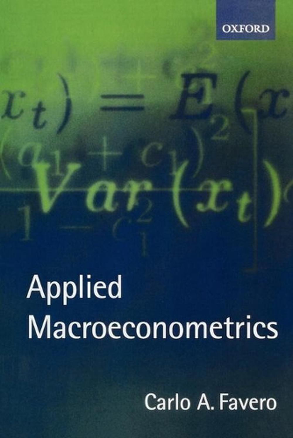 Applied Macroeconometrics, 9780198296850