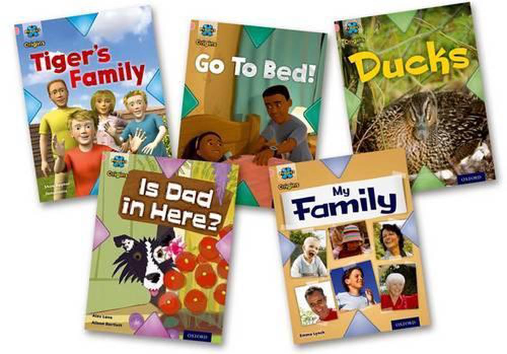 Project X Origins: Pink Book Band, Oxford Level 1+: My Family: Mixed Pack of 5, 9780198300571