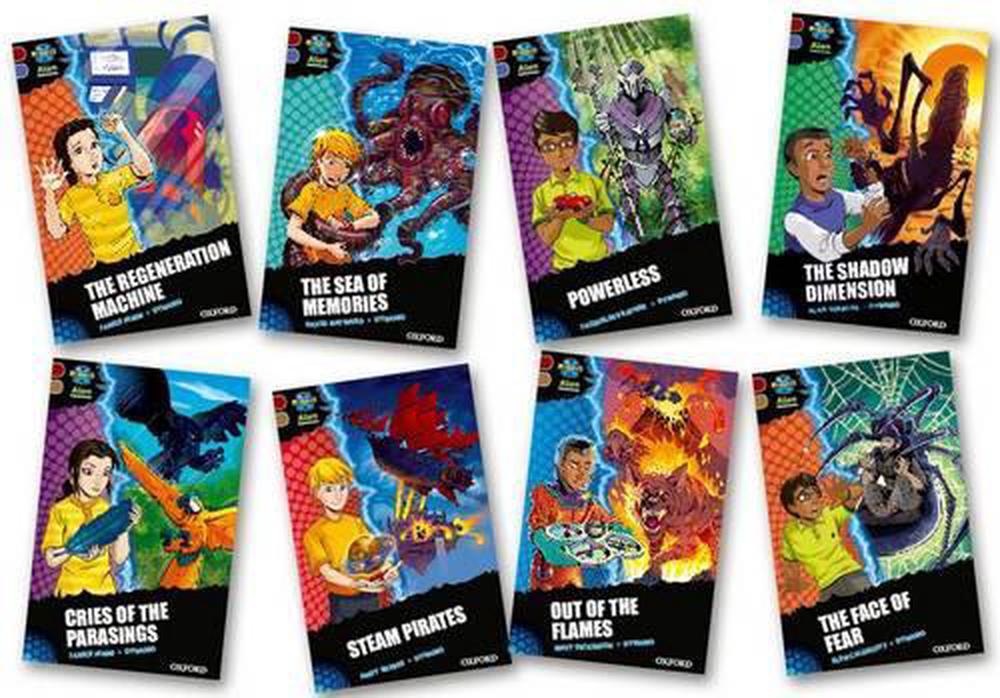 Project X Alien Adventures: Dark Red Book Band, Oxford Levels 17-18: Dark Red Book Band, Mixed Pack of 8, 9780198310464