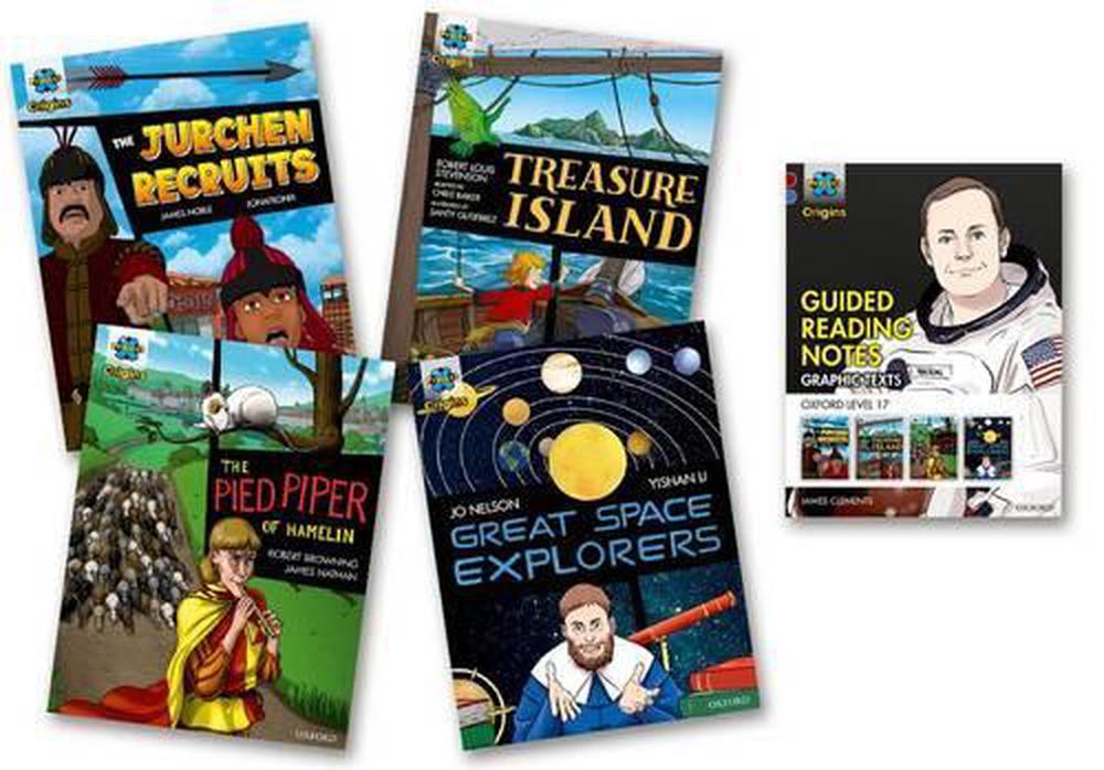 Project X Origins Graphic Texts: Dark Red Book Band, Oxford Level 17: Mixed Pack of 4, 9780198367611