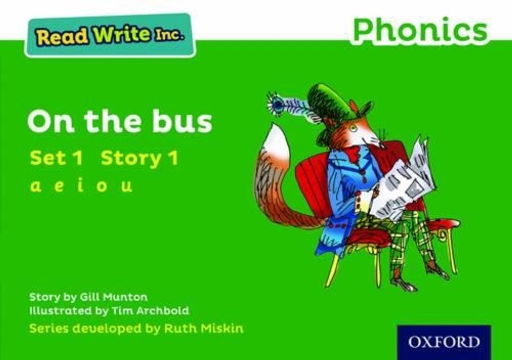 Read Write Inc. Phonics: On The Bus (Green Set 1 Storybook 1) by Gill ...