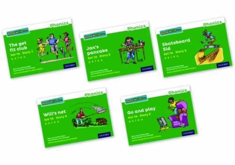Read Write Inc Phonics Green Set 1A Storybooks Mixed Pack of 5 by