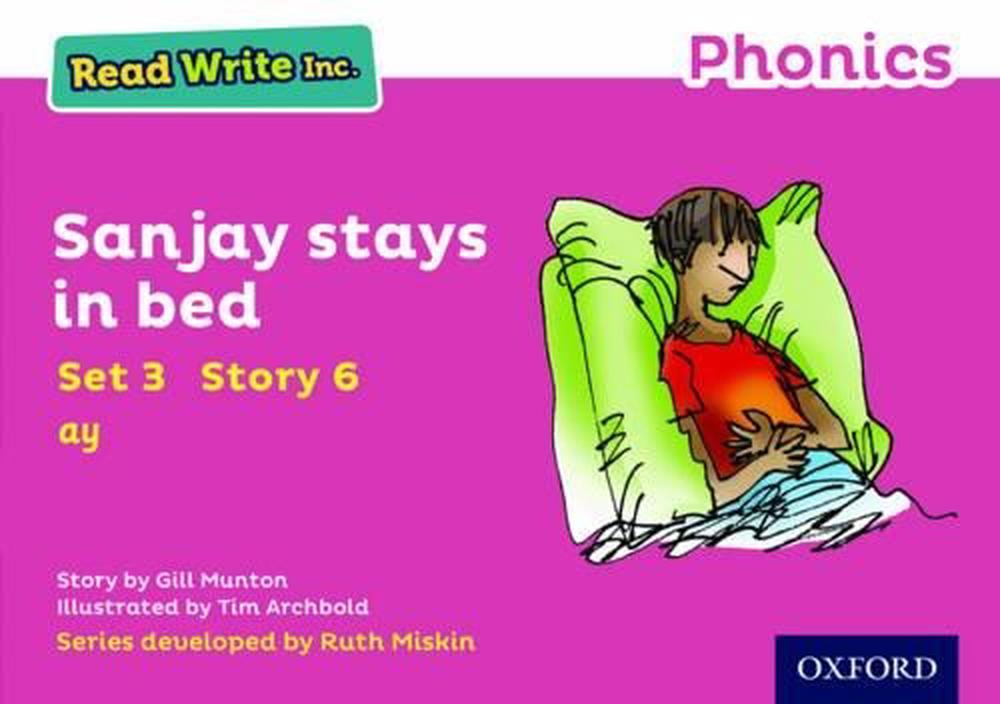 Read Write Inc. Phonics Sanjay Stays in Bed (Pink Set 3 Storybook 6