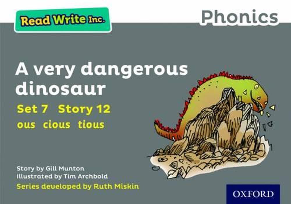 Read Write Inc. Phonics: A Very Dangerous Dinosaur (Grey Set 7 ...