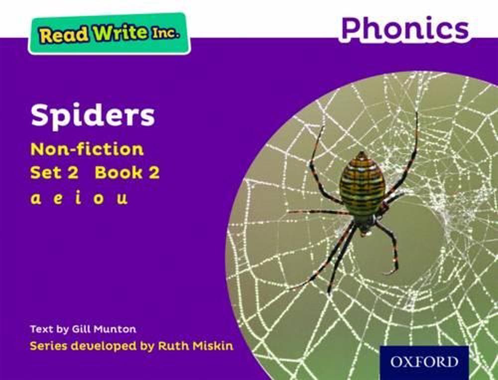 Read Write Inc. Phonics: Spiders (Purple Set 2 Non-fiction 2), 3rd Edition, 9780198373506
