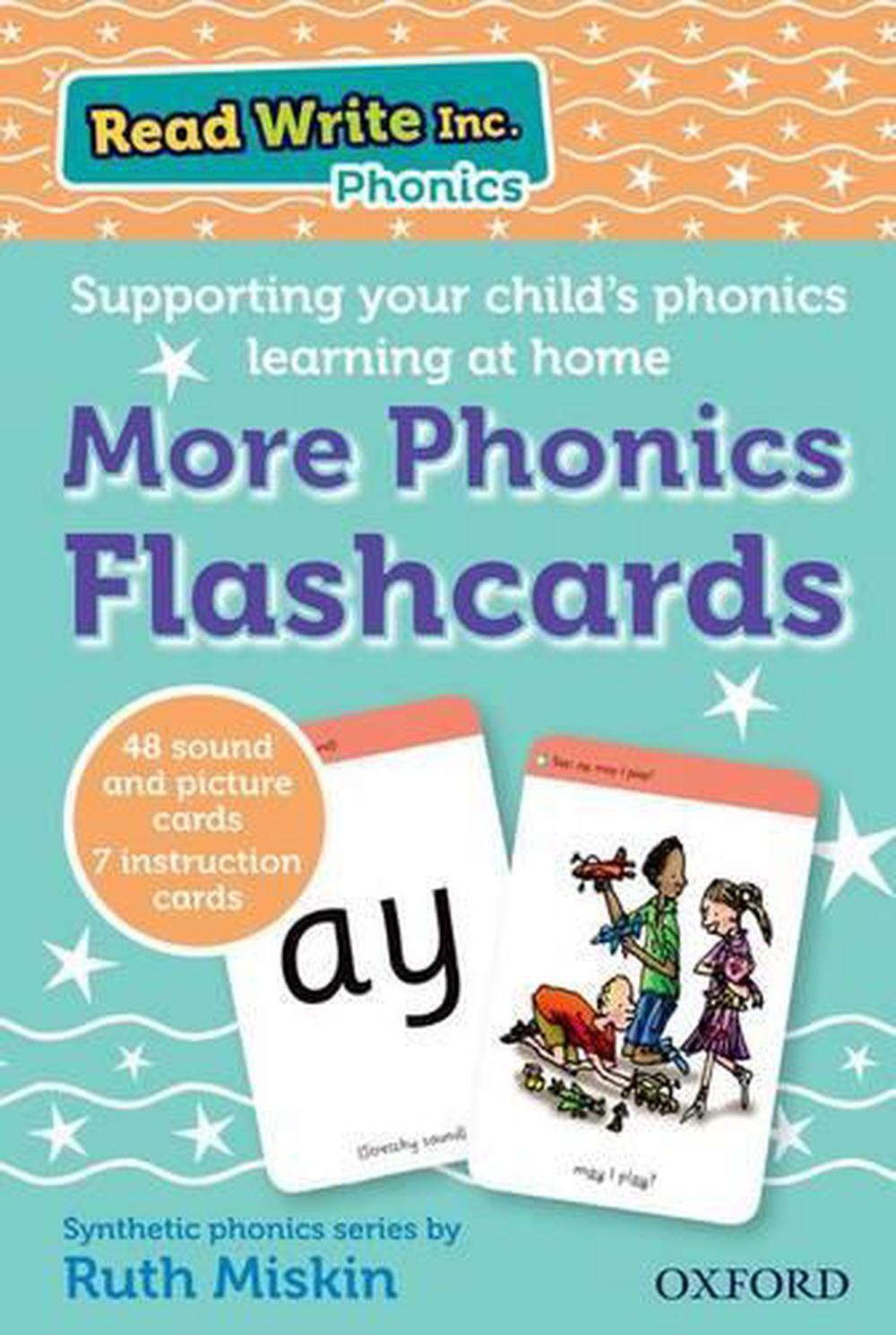 Read Write Inc. Phonics: More Phonics Flashcards by Ruth Miskin, Cards ...