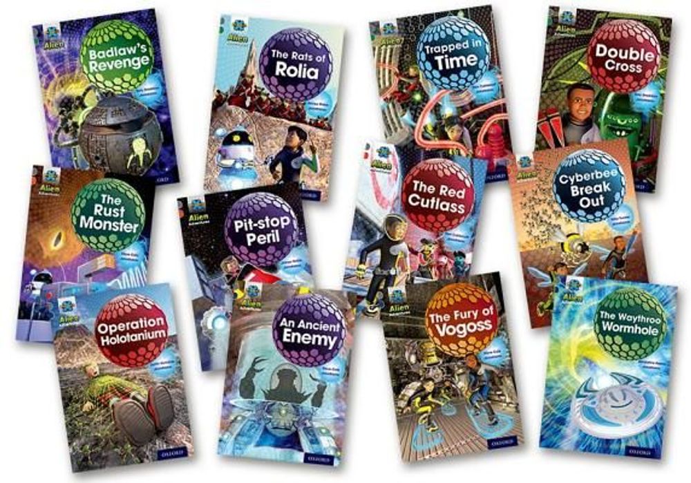 Project X Alien Adventures: Grey Book Band, Oxford Levels 12-14: Grey Book Band Mixed Pack of 12 by Tony Bradman - ISBN: 9780198391289