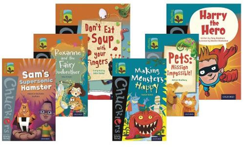 Oxford Reading Tree TreeTops Chucklers: Oxford Level 8-9: Pack of 6 by Jeremy Strong - ISBN: 9780198391739