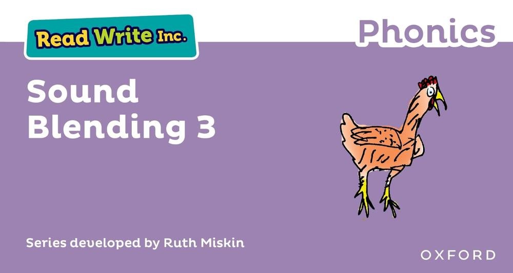 Read Write Inc. Phonics: Sound Blending Book 3, 1st Edition by Ruth ...