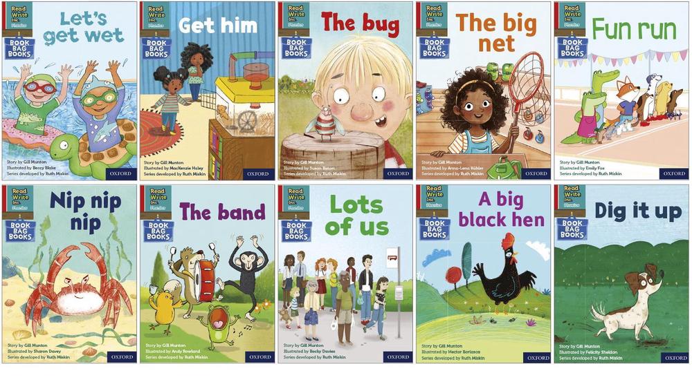 Read Write Inc. Phonics: Red Ditty Book Bag Books (Mixed Pack of 10) by Gill Munton - ISBN: 9780198437666
