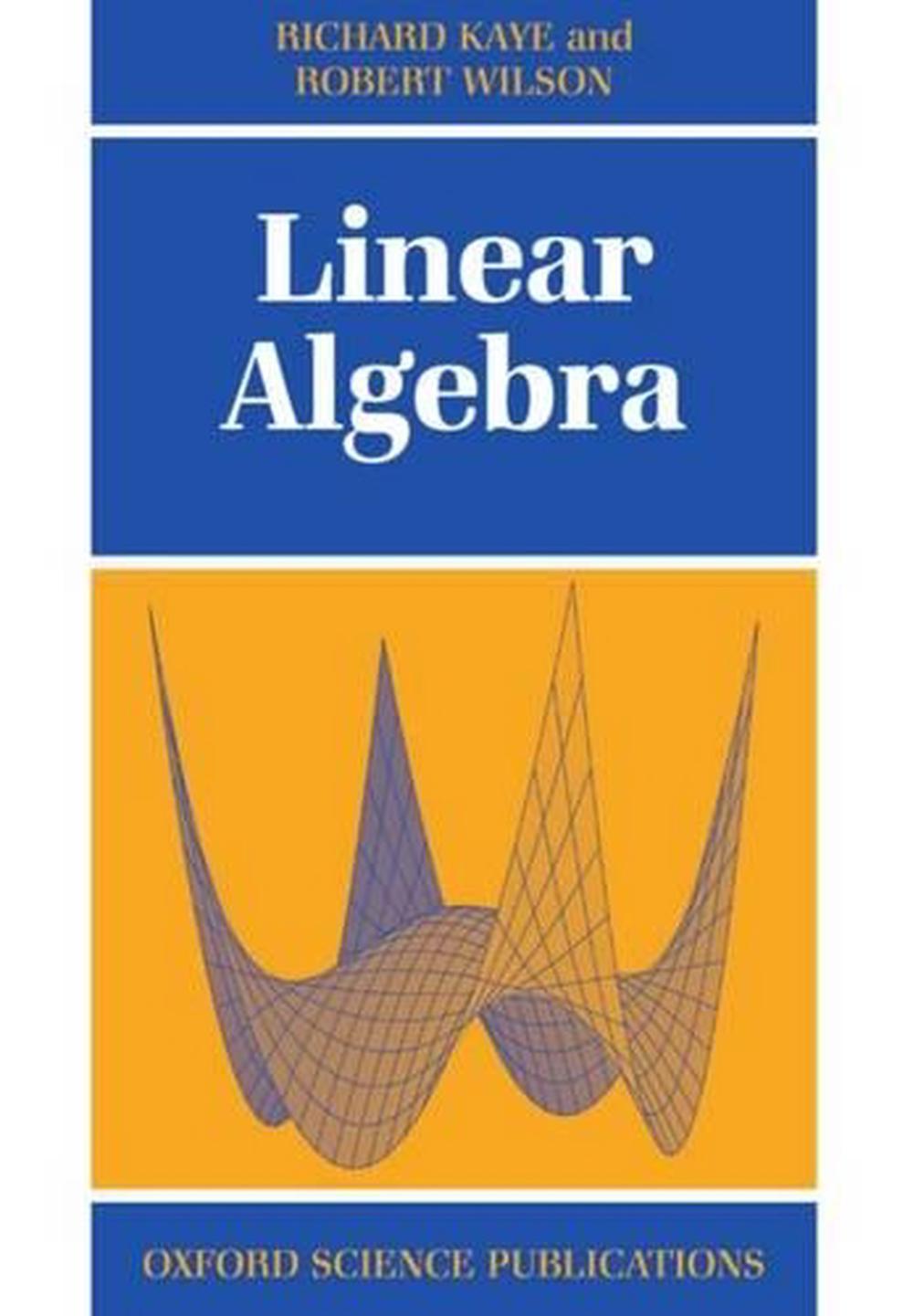 Linear Algebra, 9780198502371