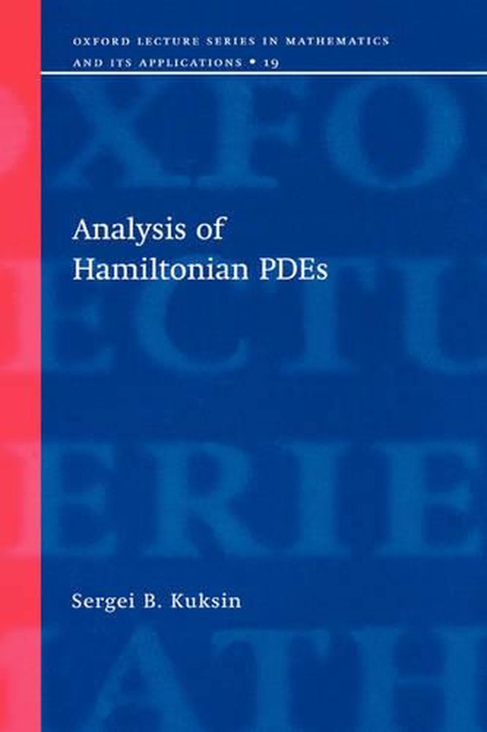 Analysis of Hamiltonian PDEs, 9780198503958
