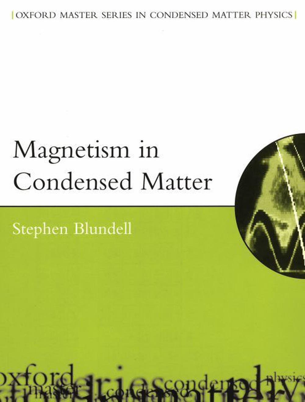 Magnetism in Condensed Matter, 9780198505914