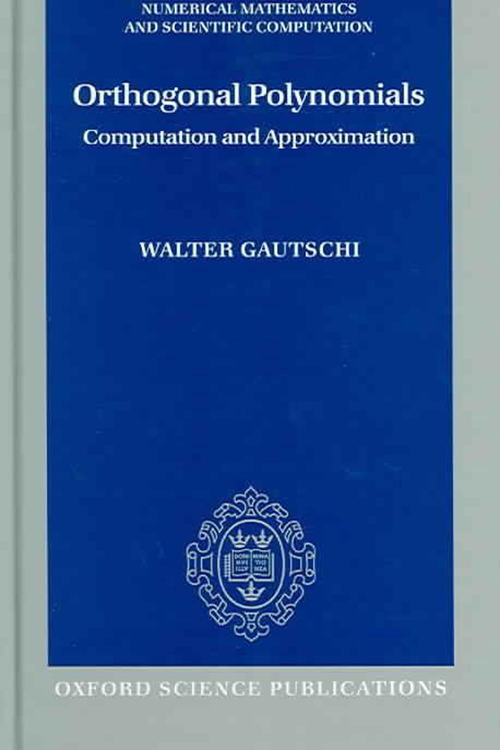 Orthogonal Polynomials, 9780198506720