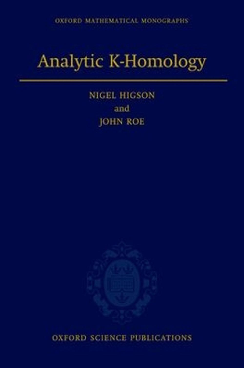 Analytic K-Homology, 9780198511762