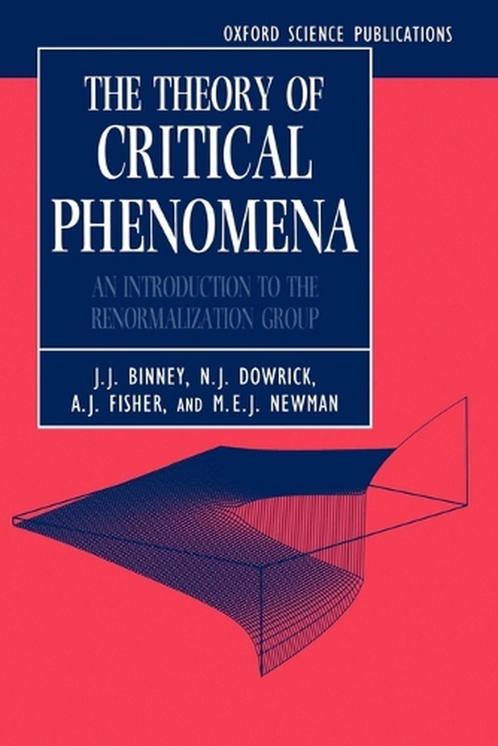 The Theory of Critical Phenomena, 9780198513933