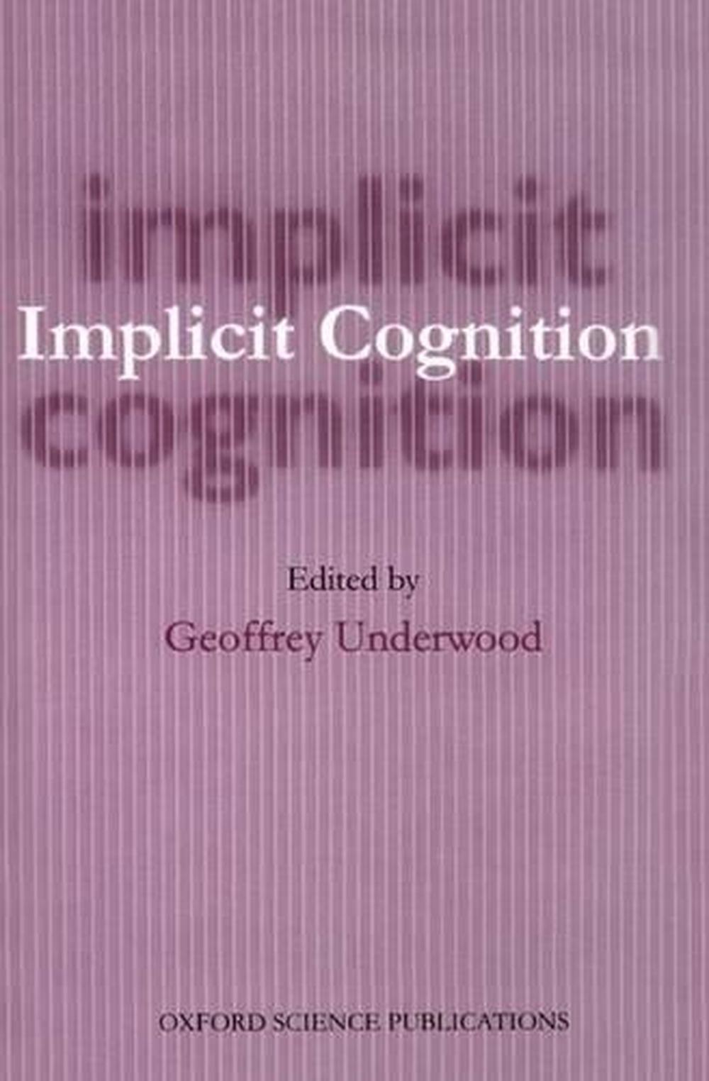 Implicit Cognition, 9780198523109