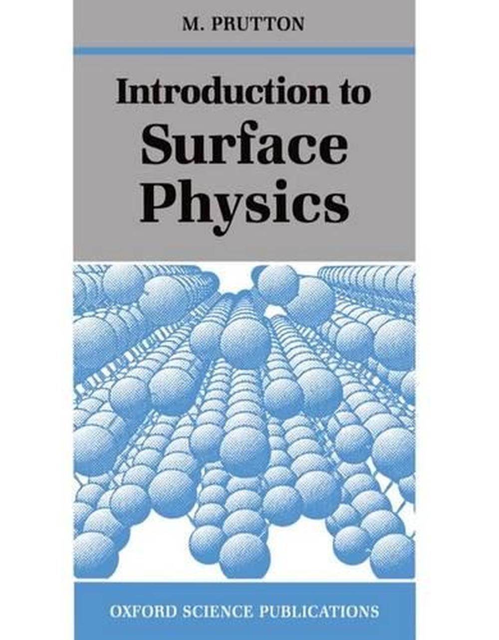 Introduction to Surface Physics, 9780198534761