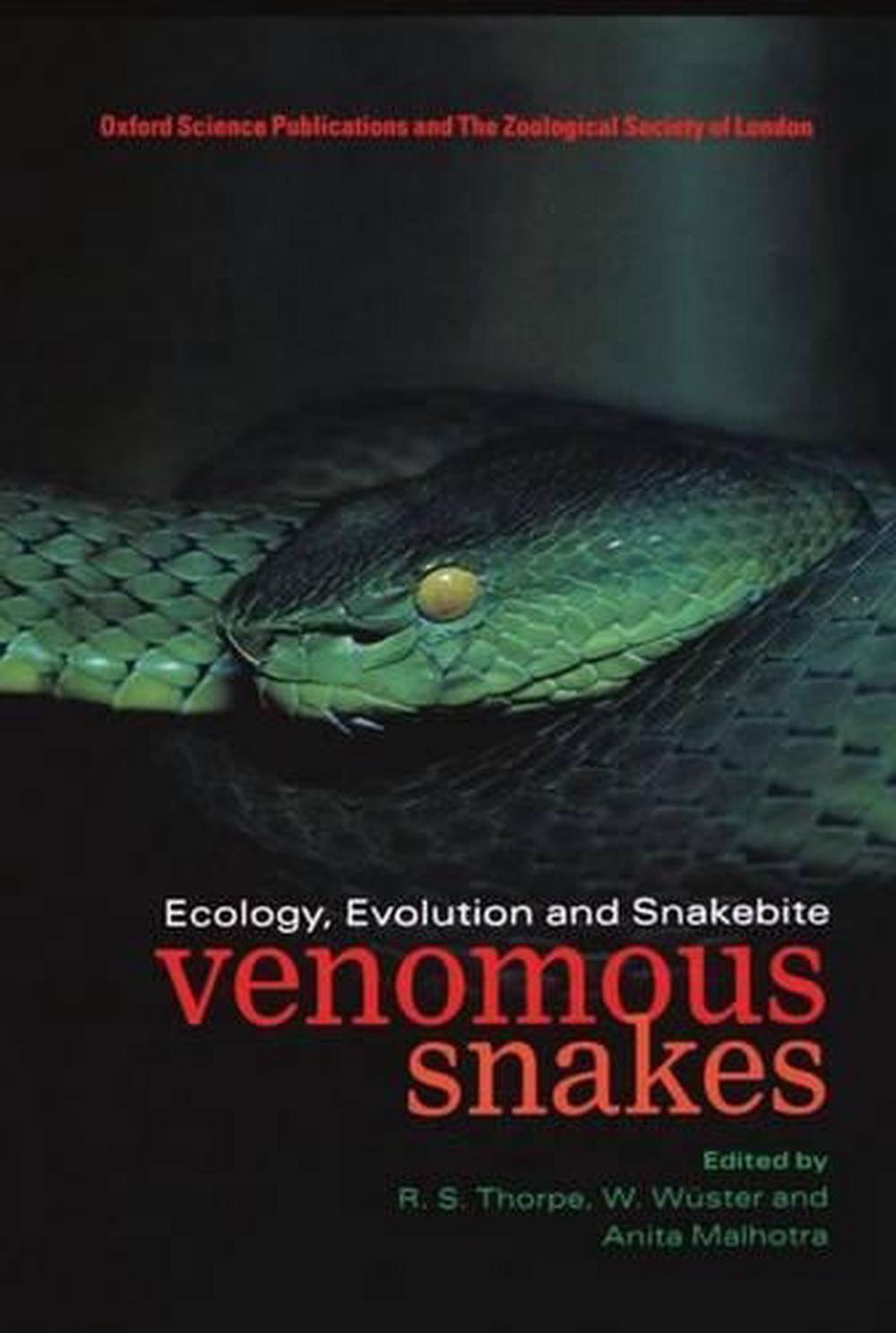 Venomous Snakes, 9780198549864