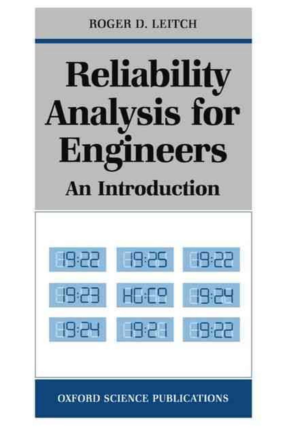 Reliability Analysis for Engineers, 9780198563716
