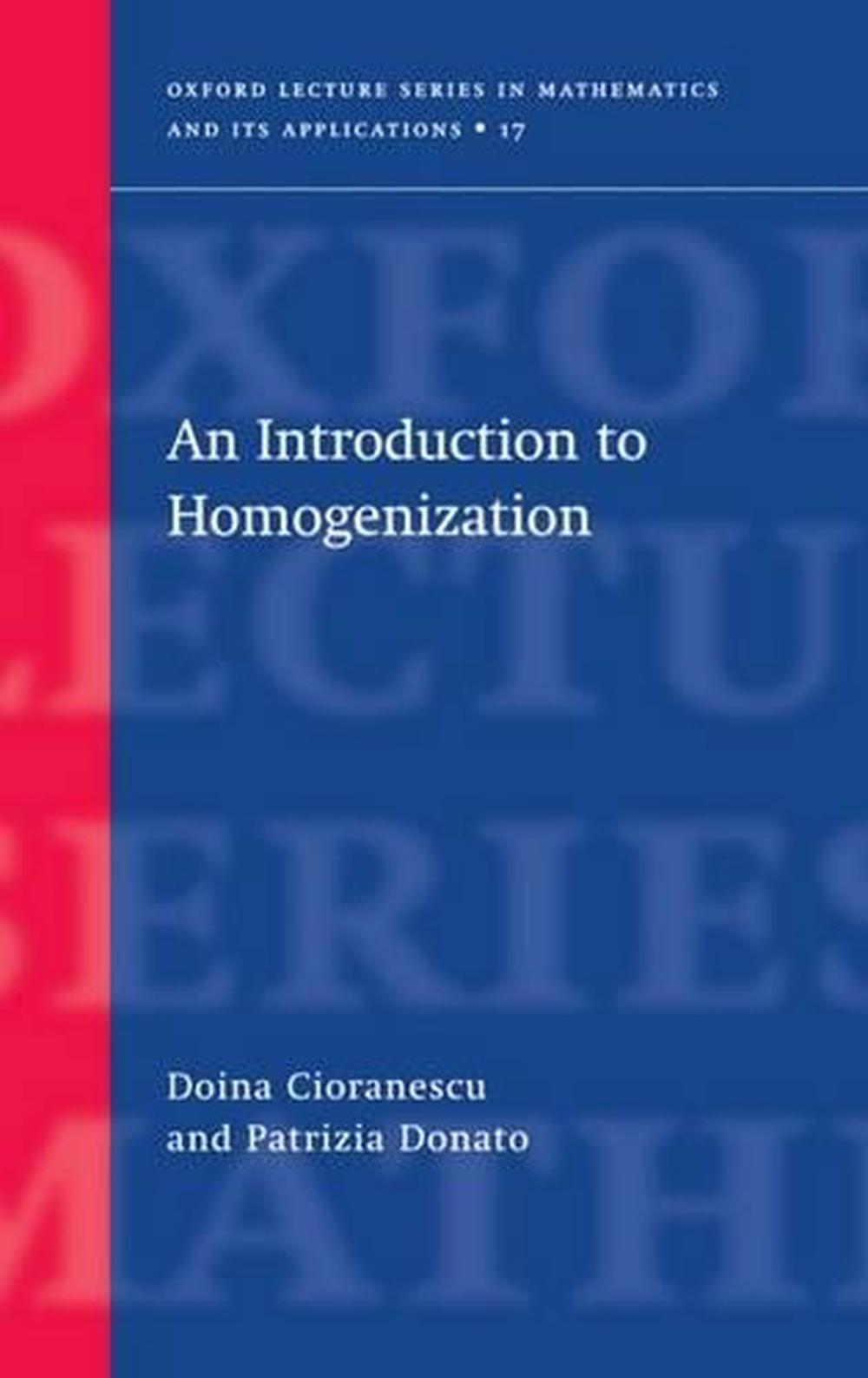 An Introduction to Homogenization, 9780198565543