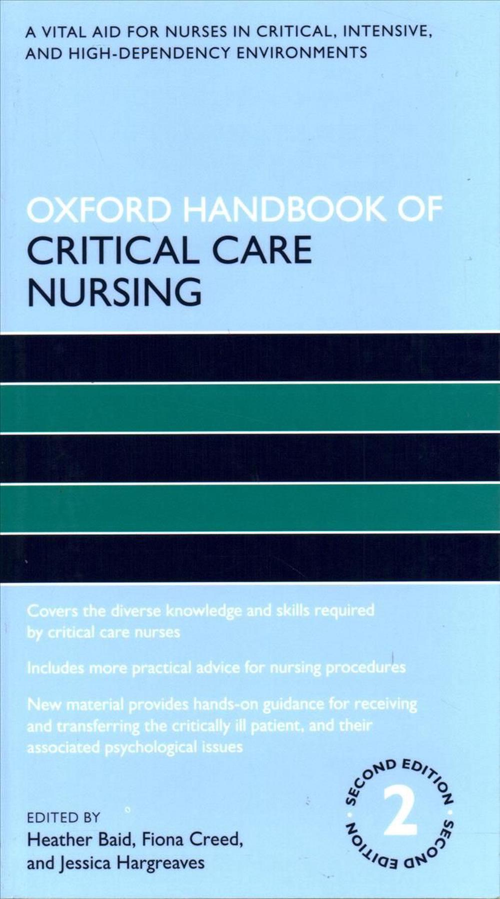 Oxford Handbook of Critical Care Nursing, 9780198701071