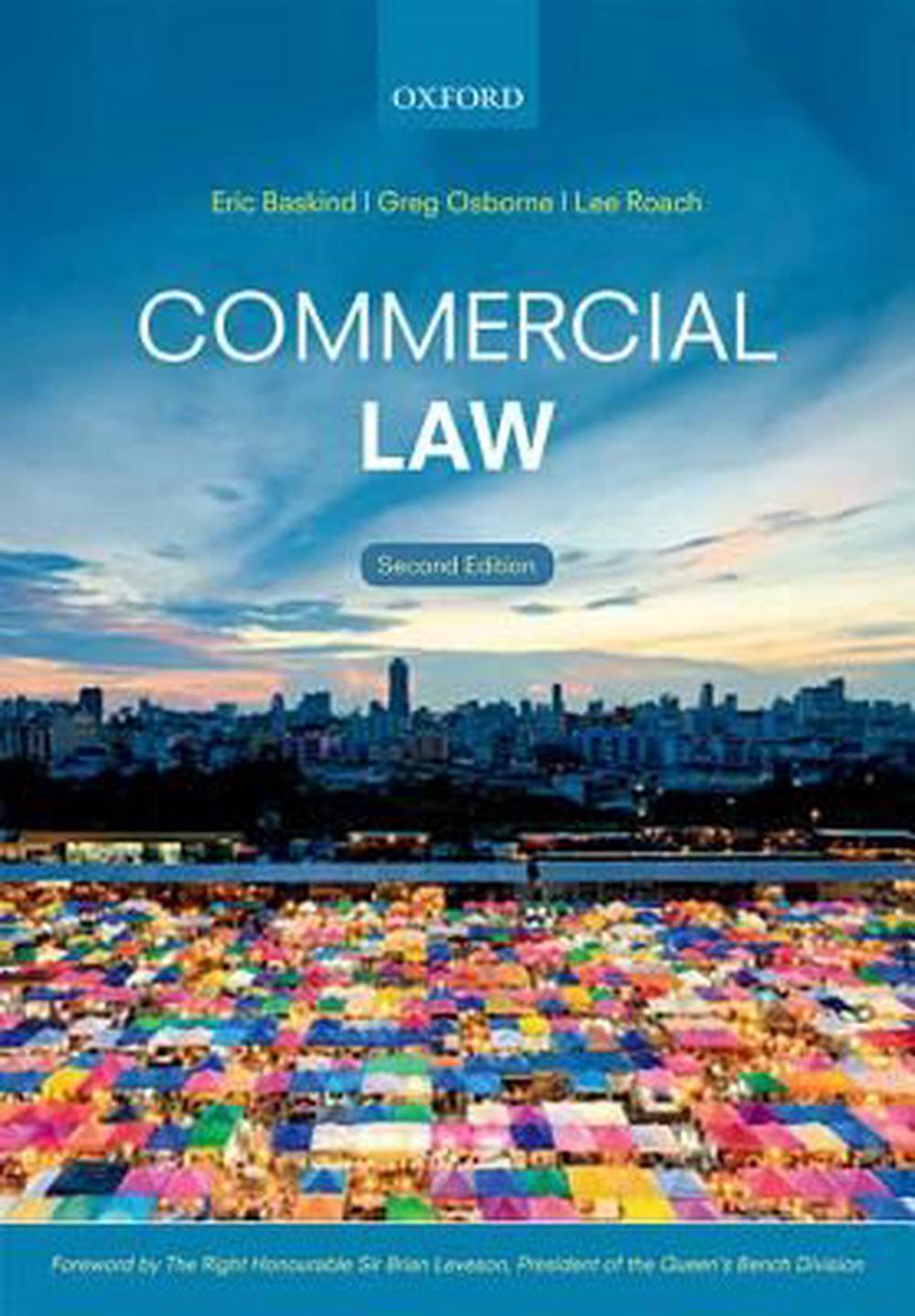 Commercial Law By Eric Baskind Paperback 9780198729358