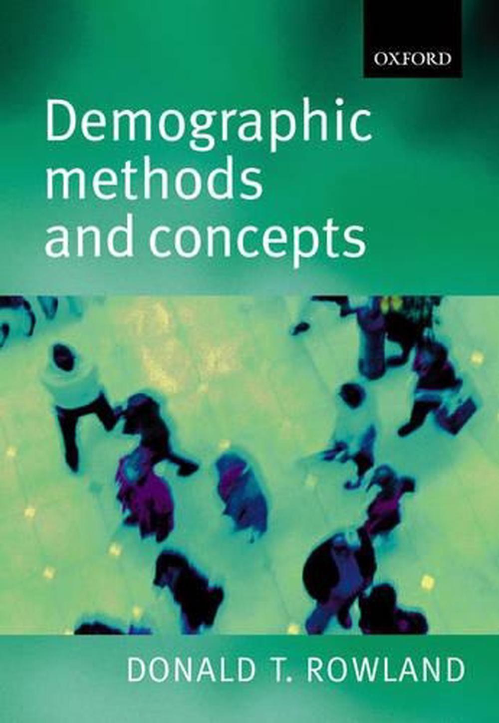 Demographic Methods and Concepts, 9780198752639