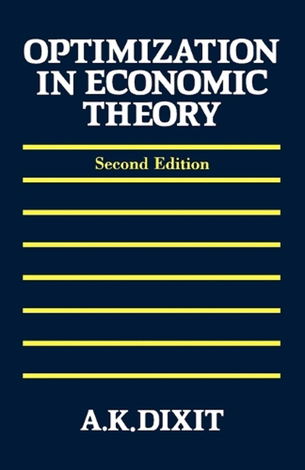 Optimization in Economic Theory, 9780198772101
