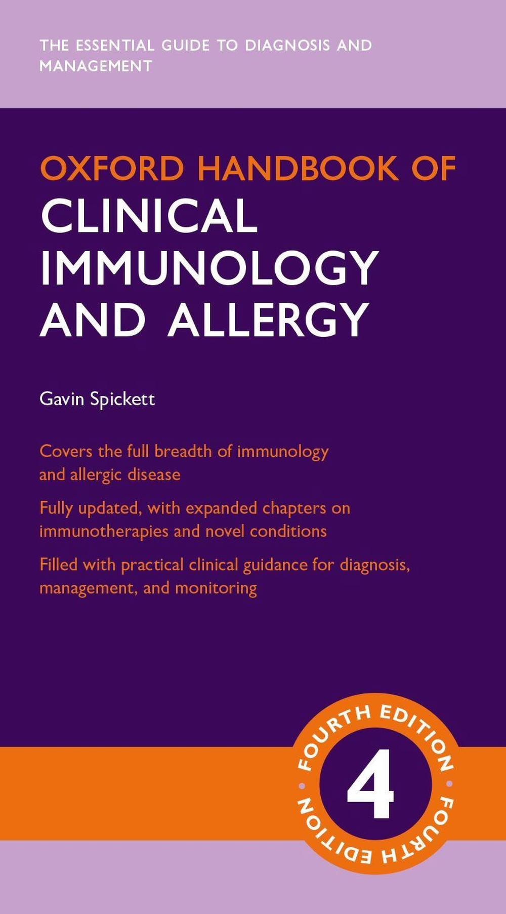 Oxford Handbook of Clinical Immunology and Allergy, 9780198789529