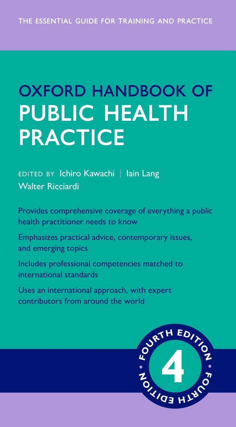 Oxford Handbook of Public Health Practice, 9780198800125