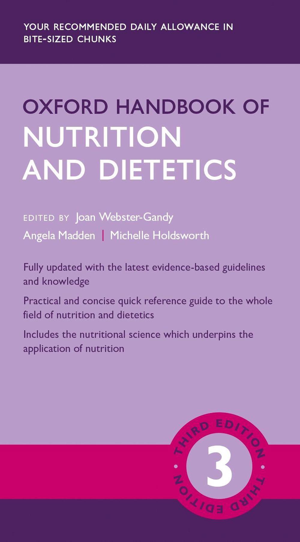 Oxford Handbook of Nutrition and Dietetics, 3rd Edition, 9780198800132