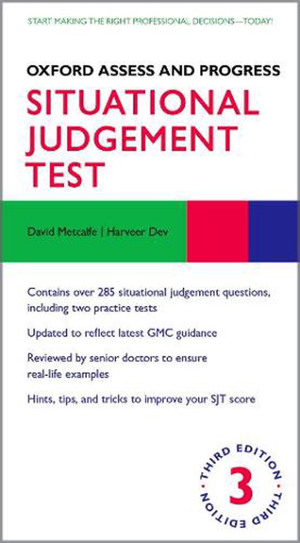Oxford Assess and Progress Situational Judgement Test by David