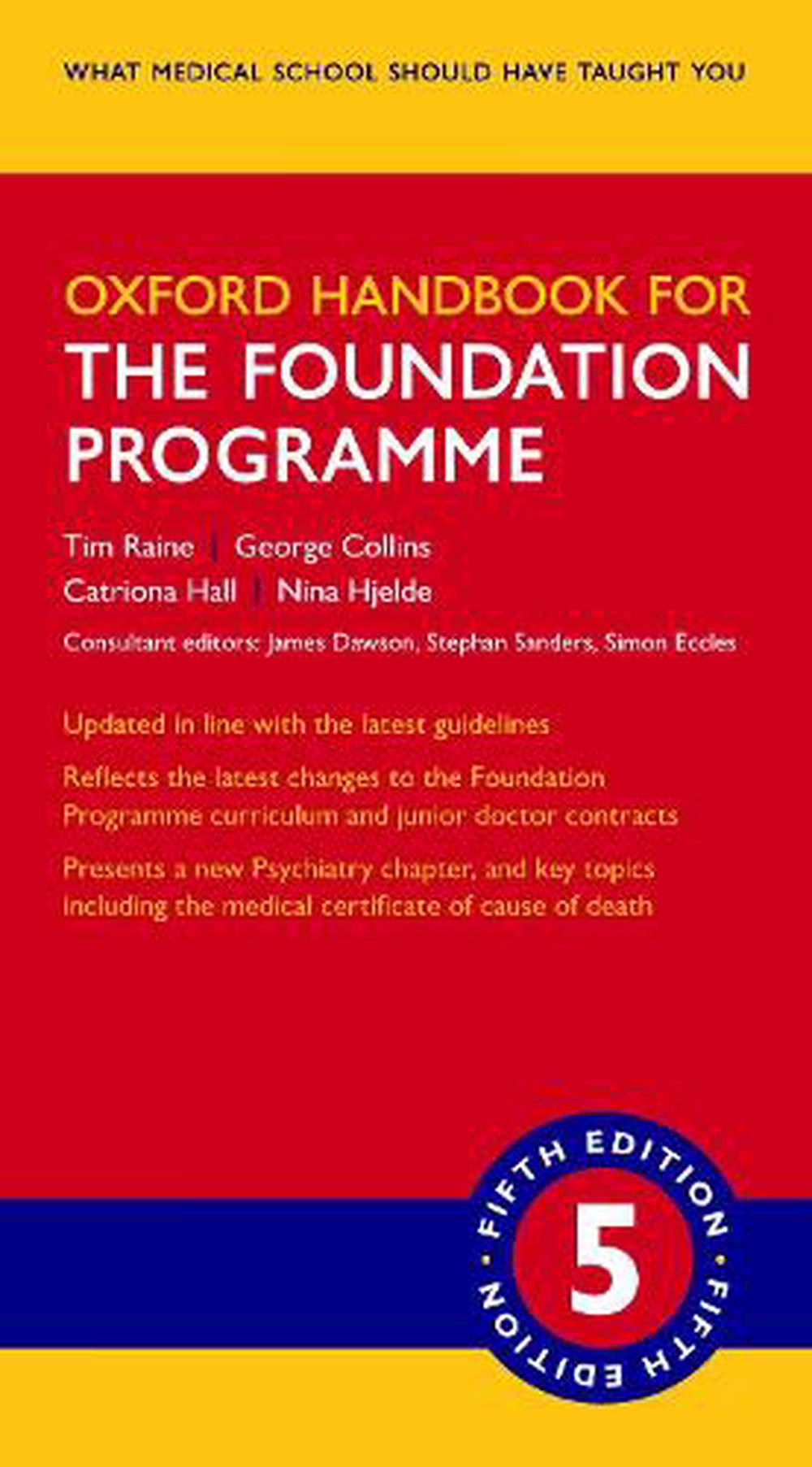 Oxford Handbook for the Foundation Programme, 9780198813538