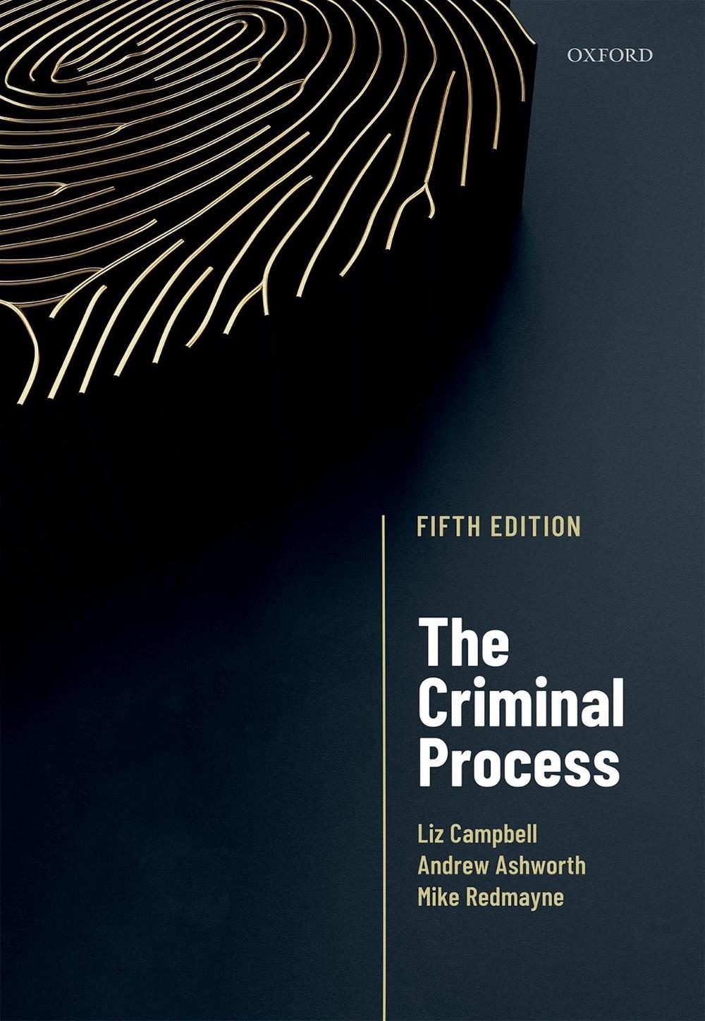 The Criminal Process, 5th Edition, 9780198818403
