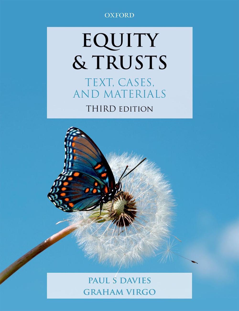 Equity & Trusts by Paul S. Davies, Paperback, 9780198821830 Buy online at The Nile