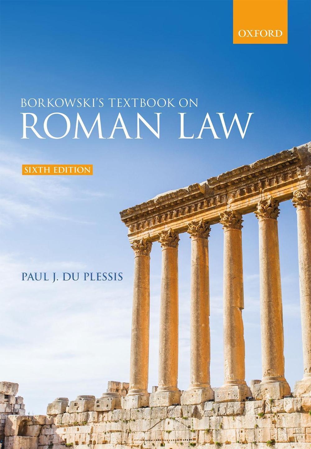 Borkowski's Textbook on Roman Law, 6th Edition, 9780198848011