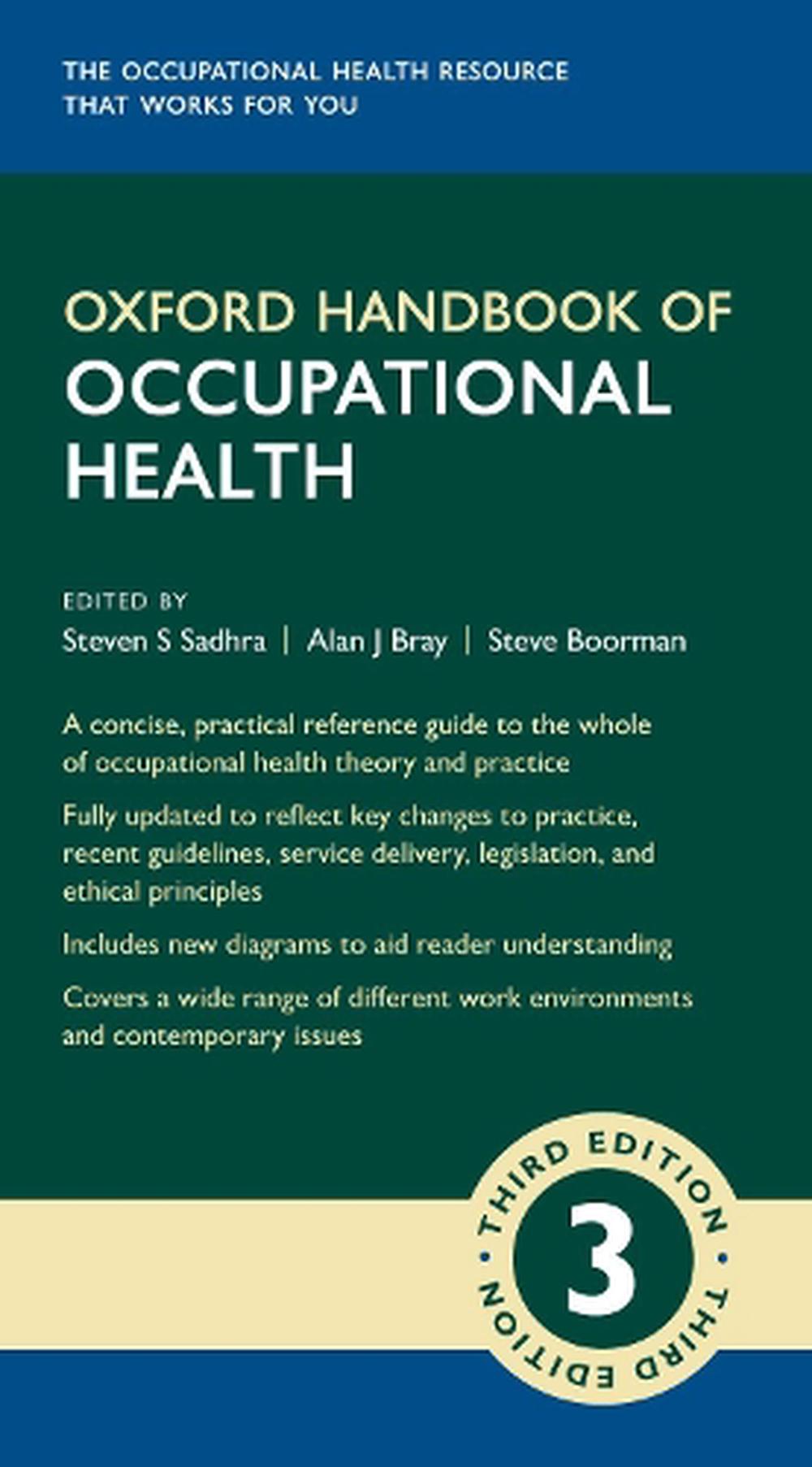 Oxford Handbook Of Occupational Health 3e By Steven Sadhra Paperback 9780198849803 Buy